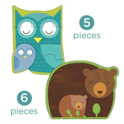 Petit Collage First Puzzle Forest Animals