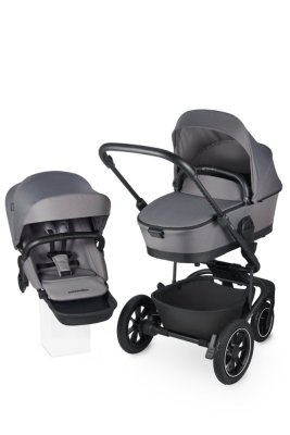 EASYWALKER SET Kinderwagen 4-in-1 Harvey⁵ Pebble Grey XXL AIR + CYBEX Aton B2 i-Size