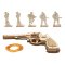 RoboTime Puzzle 3D de madera mecánico Revolver Corsac