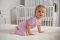 Body cienkie T-shirt PRINT KR Outlast® - różowe baby kwiatki