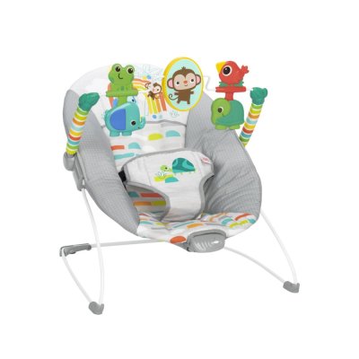 BRIGHT STARTS Schaukelwippe mit Vibration Paradise 0m+ :: Monkey Mum