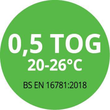 MOTHERHOOD Śpiworek muślinowy BIO Szare i Czarne Kropki 6-18 m 0,5 tog