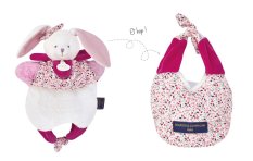 Doudou Häschen in Tasche 3in1