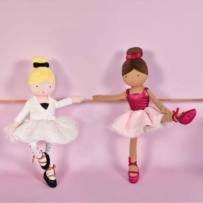 Doudou Jolijou Punčka balerina Isadora 35 cm