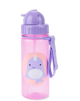 Cana Zoo SKIP HOP cu paie PP fara PVC si BPA Narval 12m+