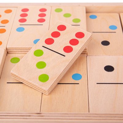 Bigjigs Toys Velike drvene domine