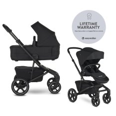 EASYWALKER Kombinirani voziček Jimmey 2v1 Pepper Black LITE RWS