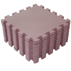 BABYDAN Play mat Puzzle Dusty Rose 90x90 cm