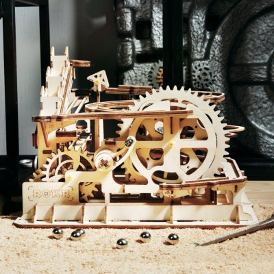 RoboTime 3D Mechanischer Bausatz Kugelbahn Spirale