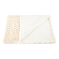 Couverture double MAZLÍK Outlast® - crème/café blanc