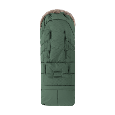 PETITE&MARS Set zimní fusak Arctic 4v1 + rukavice na kočárek Furry Veritable Khaki