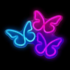 2Kids Toys Lampe LED NÉON Papillons