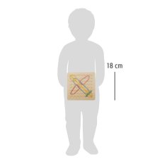 small foot Lesena plošča Geoboard