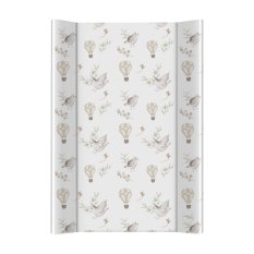 CEBA BABY Wickelauflage 2-seitig mit fester Platte (50x70) Ultra Light Happy Birds