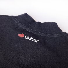 Tričko tenké DR stojačik Outlast® - čierna