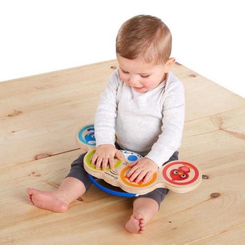 BABY EINSTEIN Toy wooden musical drums Magic Touch HAPE 6m+