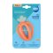 CANPOL BABIES Silicone sensory teether 3D Strawberry orange