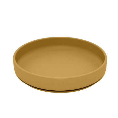 PETITE&MARS Service à manger silicone TAKE&MATCH 2 pcs assiette + bol Ocre Intense 6m+