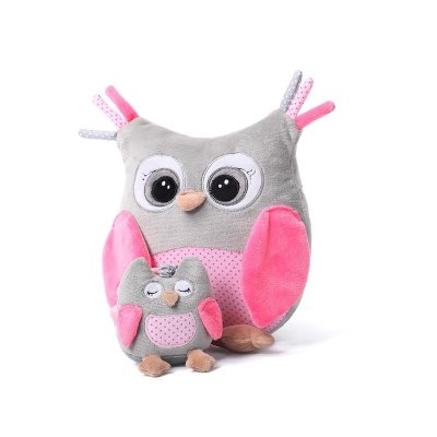 BABYONO Pluszowa Sowa Sofia różowa