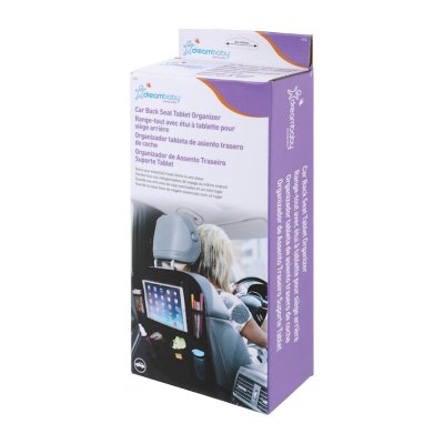 DREAMBABY Organizer na tylne siedzenie samochodu z uchwytem na tablet, czarny
