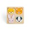 Bigjigs Toys Einlegepuzzle Zählen Tiere