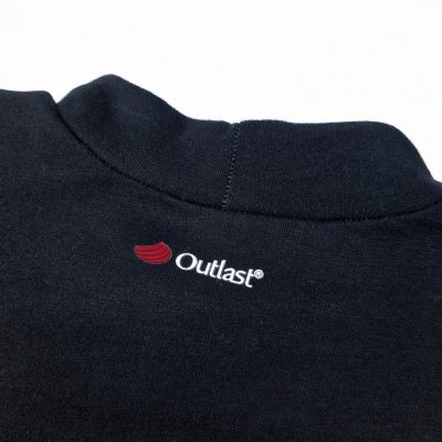 Maglietta DR smock collo alto Outlast® - nero