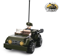 Sluban Army 8into1 M38-B0587F Jeep