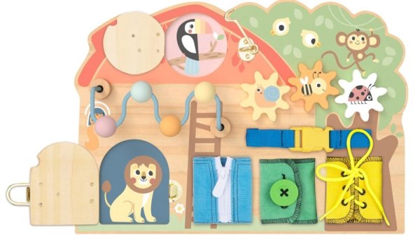 2Kids Toys Activity Board Häuschen mit Tieren