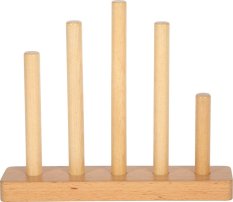 small foot Nasazování na tyč Domeček modrý