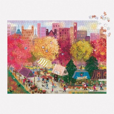 Puzzle Galison Outono no Mercado da Cidade 1000 peças