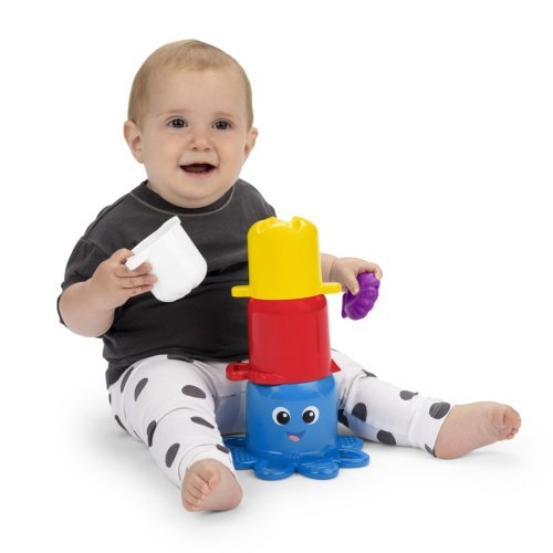 Komplet 5 skodelic za zlaganje BABY EINSTEIN Opus Stack & Stream™ 3m+