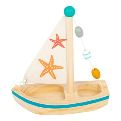 small foot Wasserspielzeug Segelboot Seestern