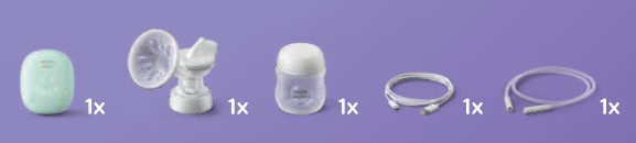 Philips AVENT Muttermilchpumpe elektrisch Essential SCF323/11+Geschenk