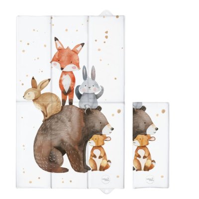 CEBA BABY Wickelauflage Reise (80x50) Basic Forest Friends