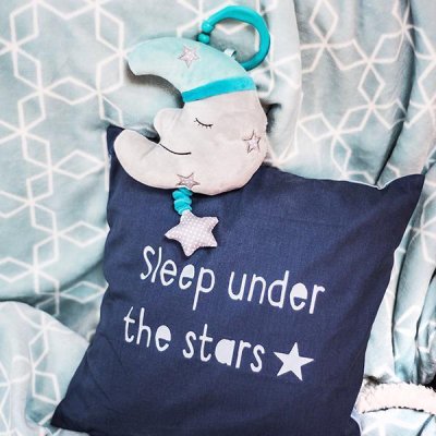 BABYONO Zabawka muzyczna na kółku C Happy Moon 0m+