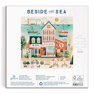 Galison Puzzle Bistro am Meer 500 Teile