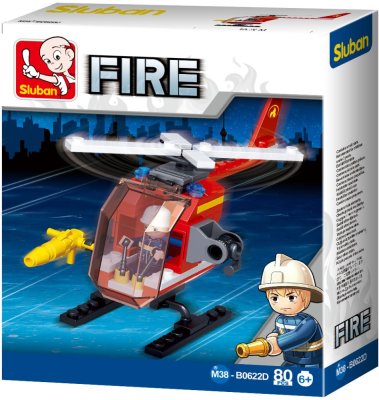 Sluban Hasiči M38-B0622D Helikoptéra