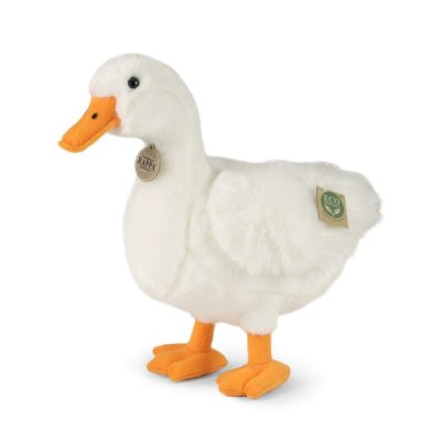 Rappa Pato de peluche blanco 33 cm ECO-FRIENDLY