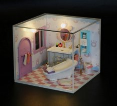 2Kids Toys Miniature Dollhouse Cosy Bathroom
