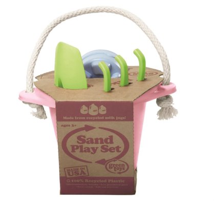 Green Toys Ružičasti set za pijesak