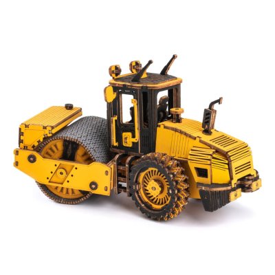 RoboTime 3D houten mechanische modelbouwset Wegenwals