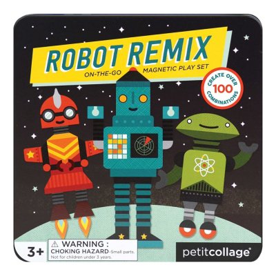 Petit Collage Gra magnetyczna Roboty