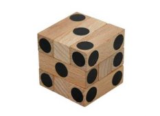 Drvena mozgalica kocka Cube