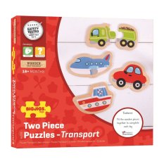 Bigjigs Toys Puzzle Facile Véhicules
