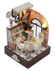 2Kids Toys miniatura da casa de bonecas Estação Do Bolo De Açúcar