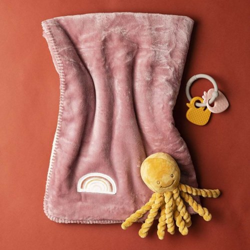 NATTOU First toy for babies octopus PIU PIU Lapidou ocher 0m +