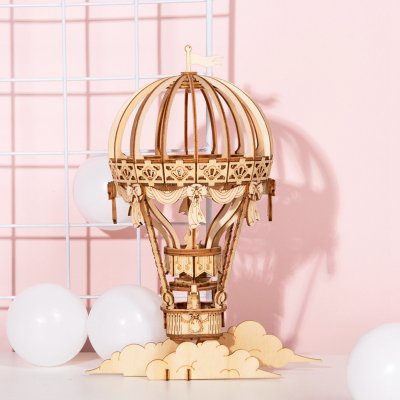 RoboTime 3D Holzpuzzle Heißluftballon