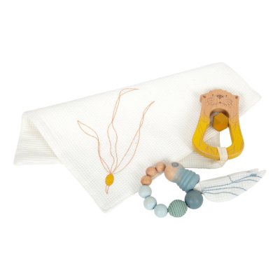 small foot Set di 3 giocattoli per neonati