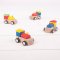 Bigjigs Toys Träfärgad upprullningsbar lok 1st