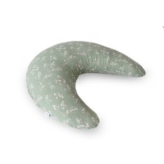 CEBA BABY Vankúš na dojčenie HUGGY (150x60x37) Basic Džersej Green Meadow